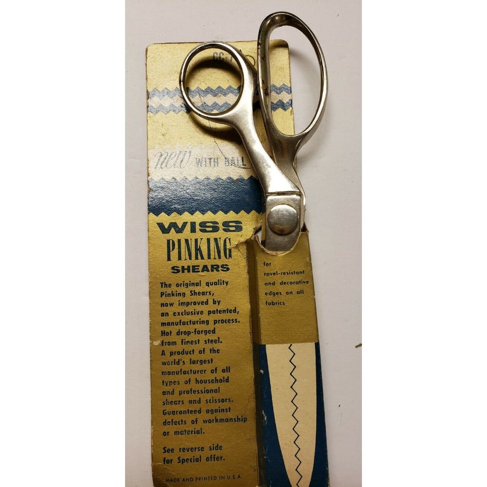 Pinking Shears Wiss pre 1966 (SH1) Works Sewing Scissors